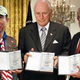 Awards were given to the handful of Americans who got to the scene before anyone else to enrich themselves.